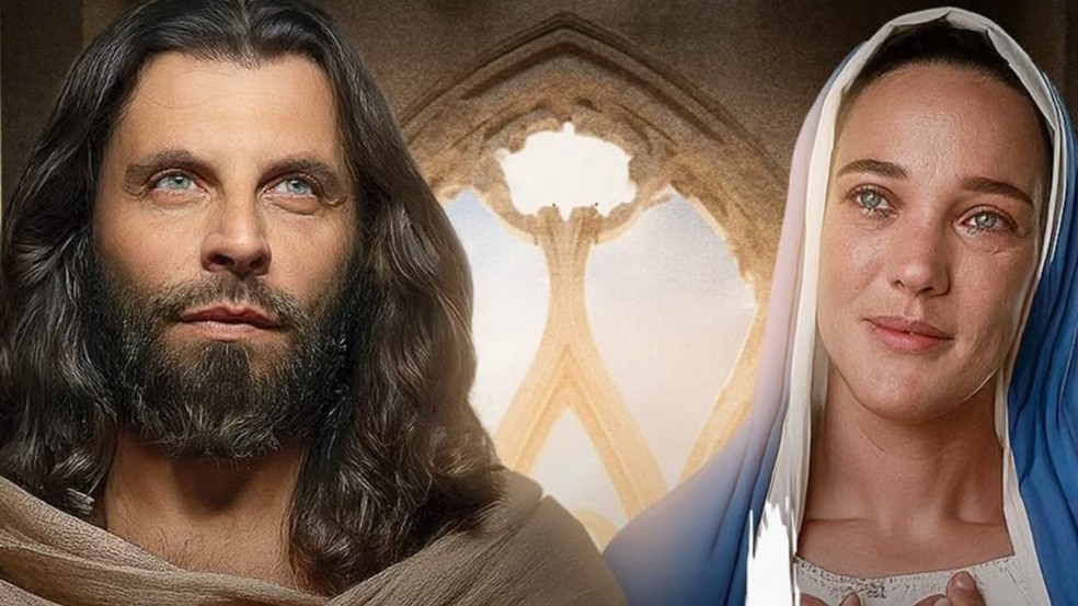 Paixão de Cristo com Henri Castelli e Adriana Birolli pode ser suspensa após decisão da Justiça no Ceará. — Foto: Redes sociais/Reprodução