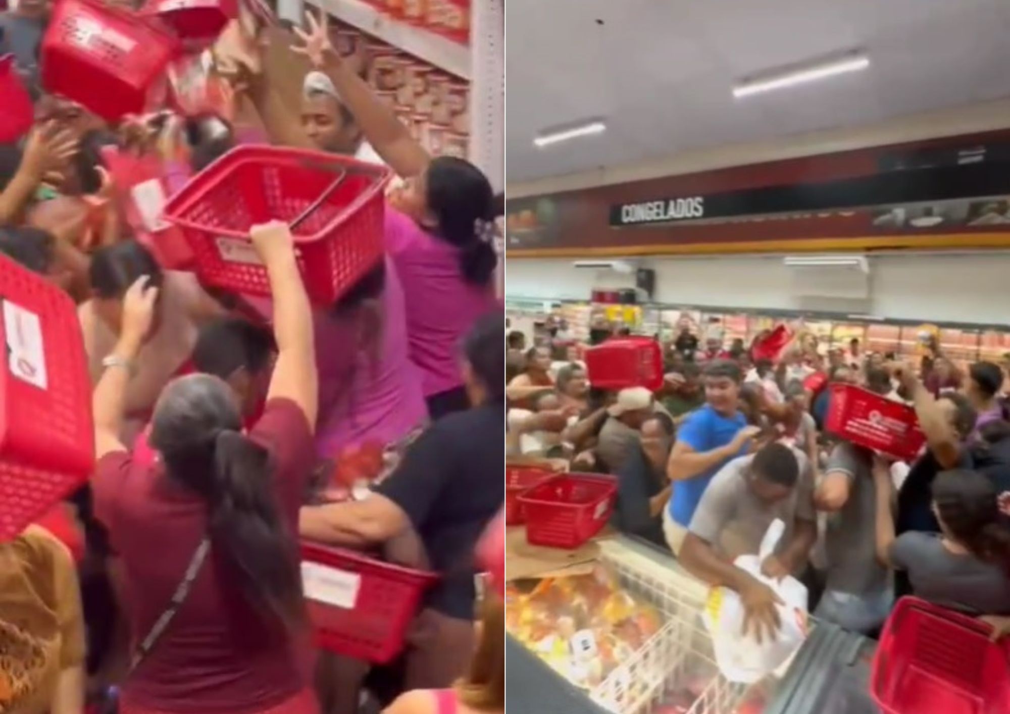 Mercado que causou tumulto com macarrão a R$ 0,01 também teve disputas por café e frango por menos de R$ 3