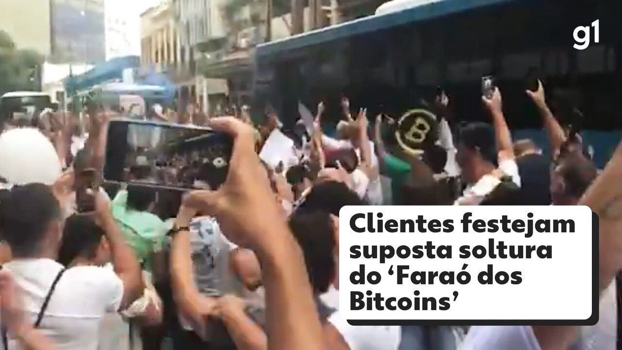 Clientes festejam suposta soltura do ‘Faraó dos Bitcoins’, que na verdade  foi negada