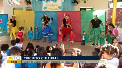 CMEIs de Palmas realizam programação cultural