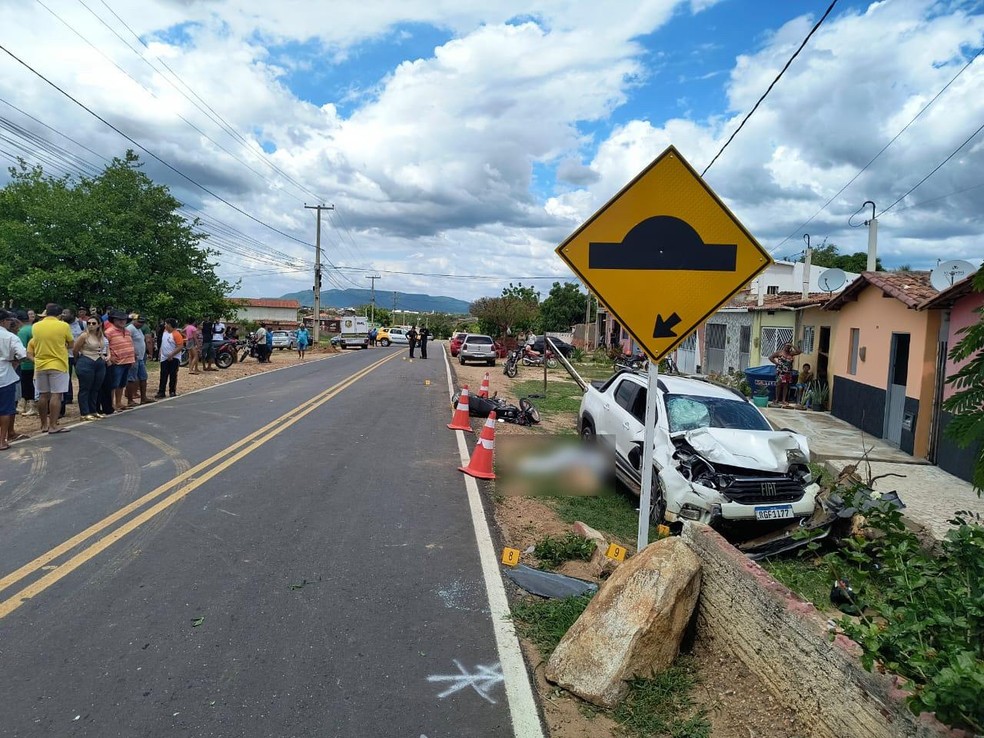 Acidente aconteceu na RN-177 em Pau dos Ferros — Foto: Cedida/Companhia Independente de Polícia Rodoviária Estadual