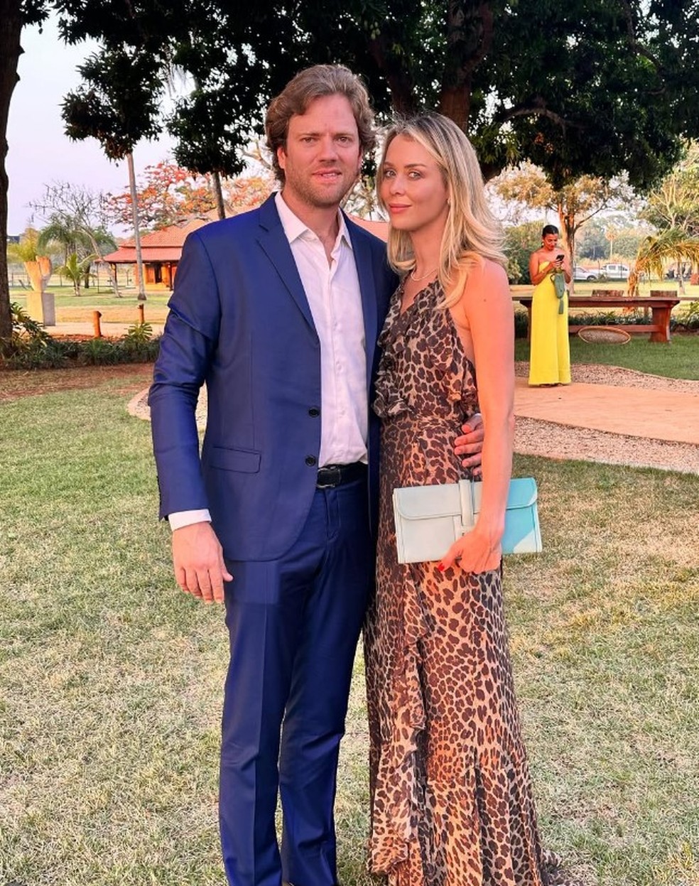 Otto Baumgart e a esposa Paloma — Foto: Reprodução/Instagram