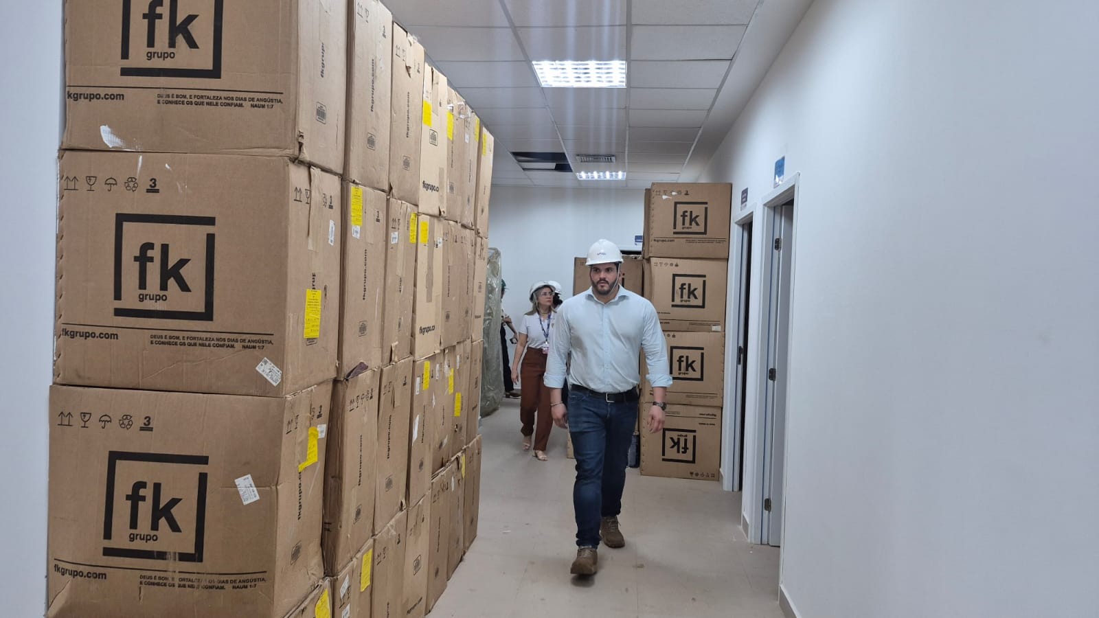 Secretário de Saúde visita Policlínica em Santarém e confirma entrega para o fim de março