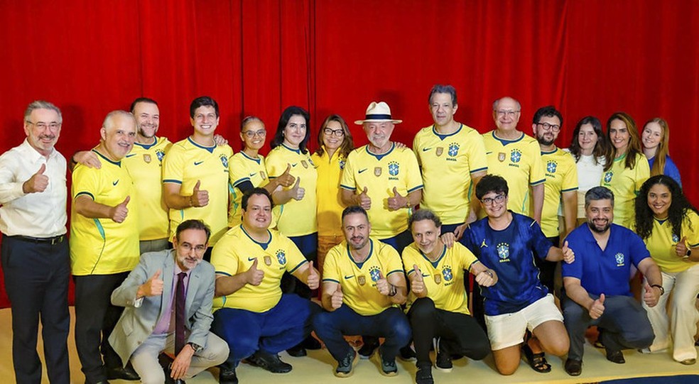 Partida da Seleção Brasileira pela Copa do Mundo 2026 — Foto: Ricardo Stuckert/ Presidência da República