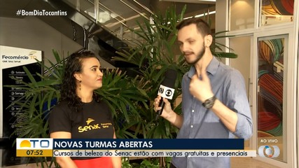 Cursos de beleza do Senac estão com vagas gratuitas e presenciais