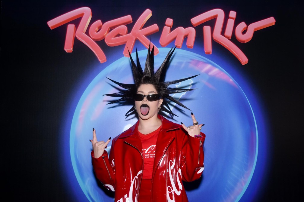 Gkay no segundo dia de Rock in Rio 2022 — Foto: Webert Belicio e Léo Franco/Agnews