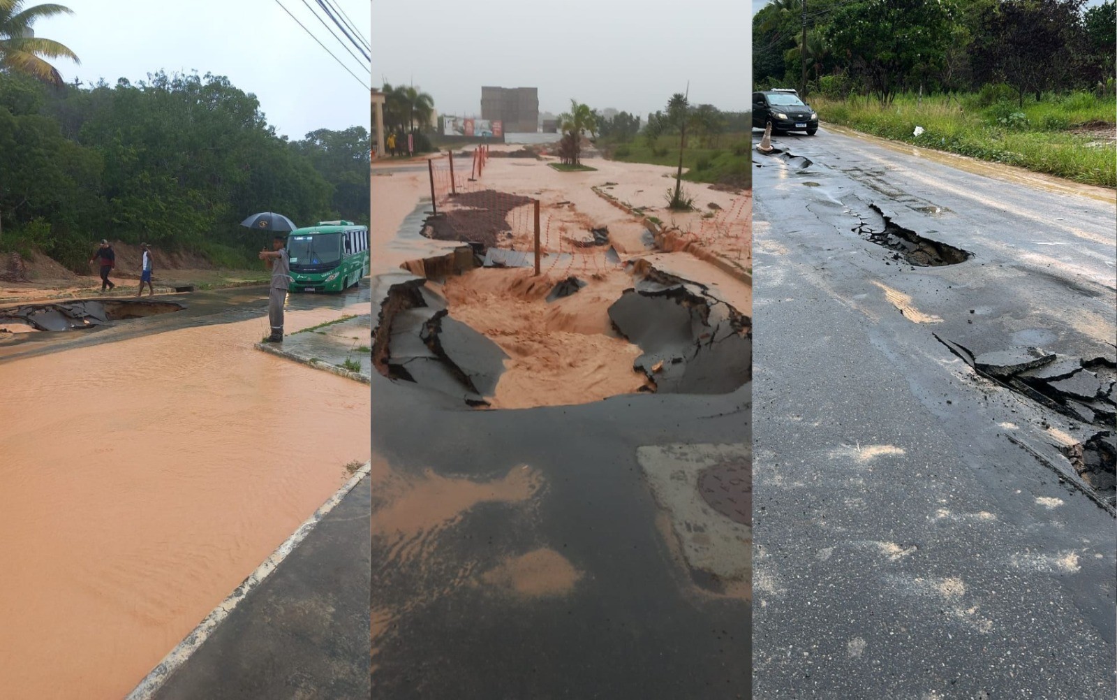 Chuva causa deslizamentos de terra, alagamentos e quedas de árvore em Salvador e região metropolitana
