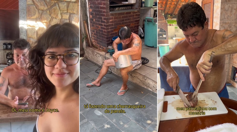 Jovem do Rio viraliza na web com vídeos sobre as gambiarras do pai — Foto: @joycemuller/Instagram/Reprodução