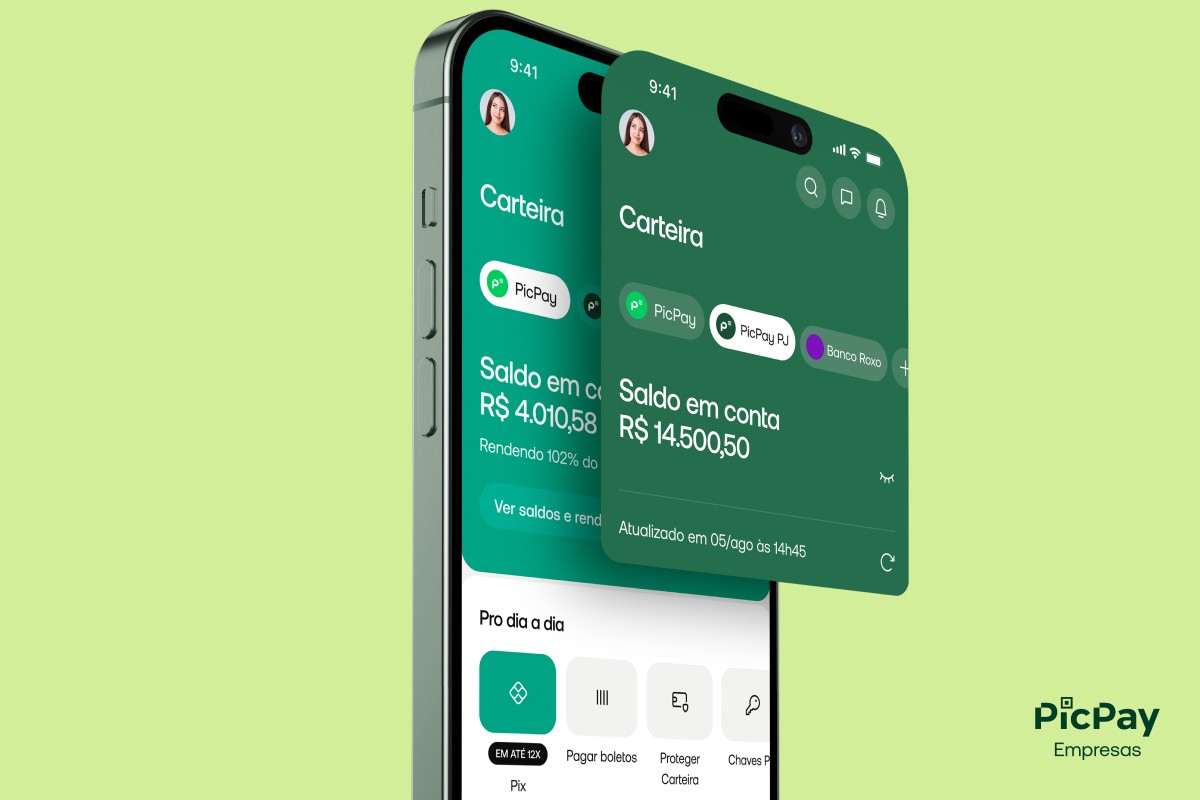 Com um clique: PicPay integra conta pessoal e empresarial no mesmo app
