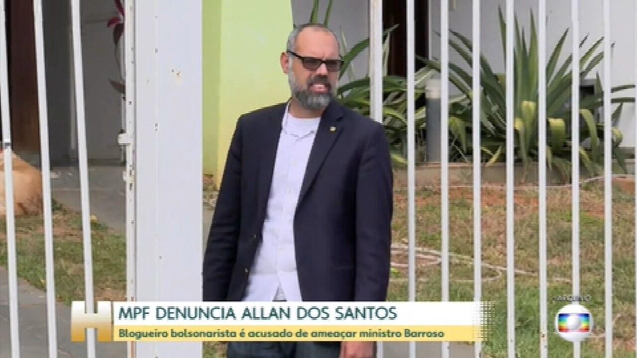 MPF denuncia Allan dos Santos por ataques a Barroso; canais usam estratégia  de Trump, diz PF