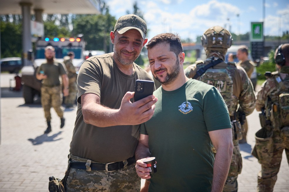 Volodymyr Zelensky, da Ucrânia, diz que suas tropas estão vencendo os  russos | Ucrânia e Rússia | G1
