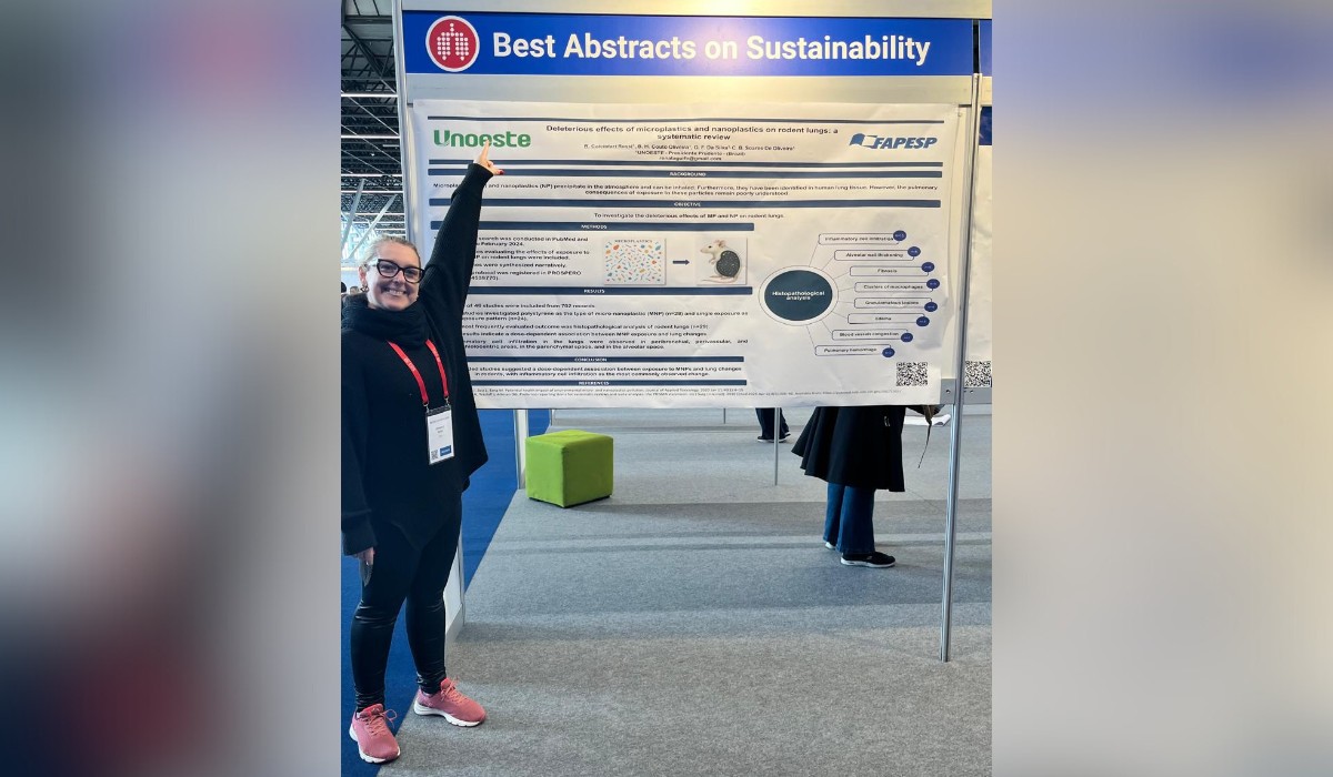 Pesquisa premiada na Europa alerta para 'ciclo invisível' de microplásticos nos pulmões e rios do Oeste Paulista: 'Difíceis de filtrar', diz pesquisadora