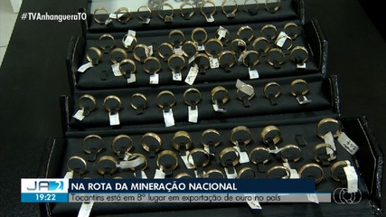 Tocantins está em 8º lugar em exportação de ouro no país