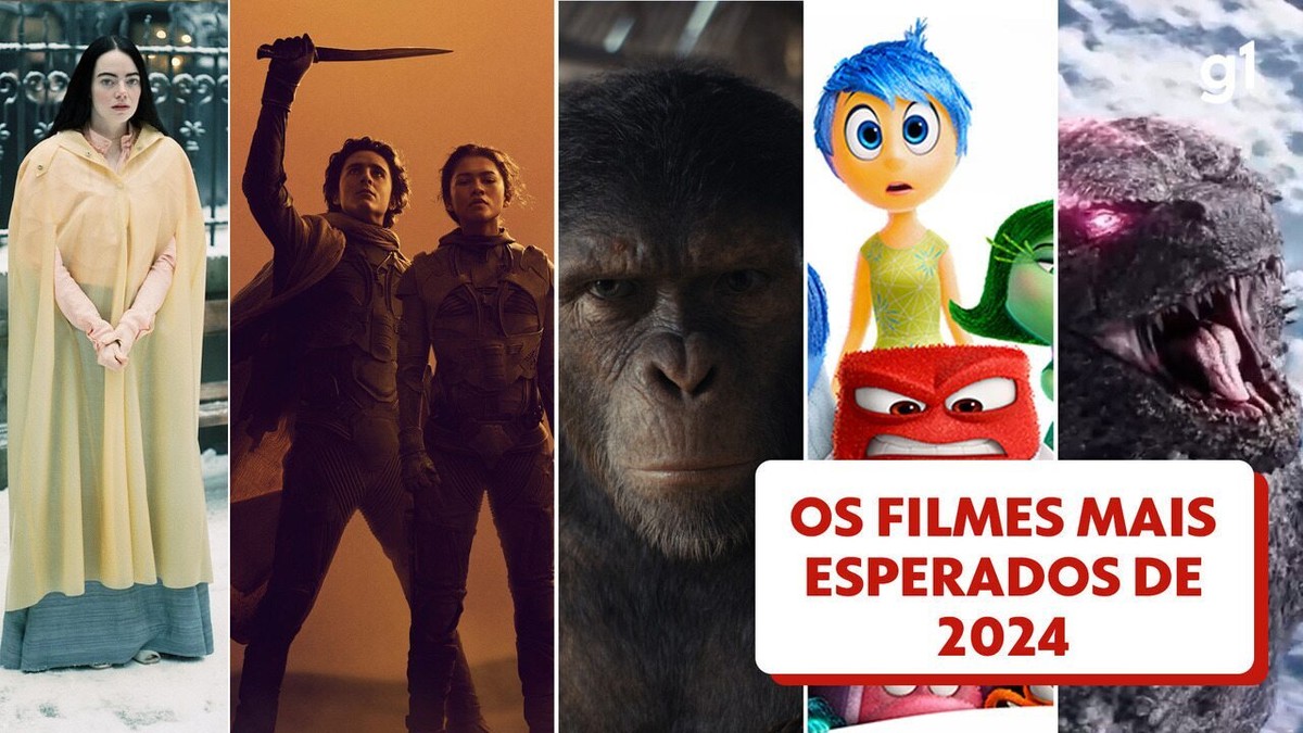 Filmes de 2024 quais as estreias mais aguardadas do ano? Veja trailers dos principais