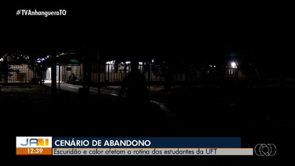 Falta de luz e calor afetam a rotina dos estudantes da UFT
