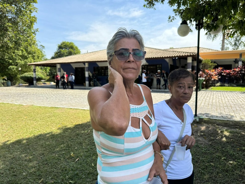 Rosângela da Silva Esteves Paiva, mãe da cozinheira Elaine Esteves Pereira, morta em abordagem policial na Av.Brasil — Foto: Rafael Nascimento / g1