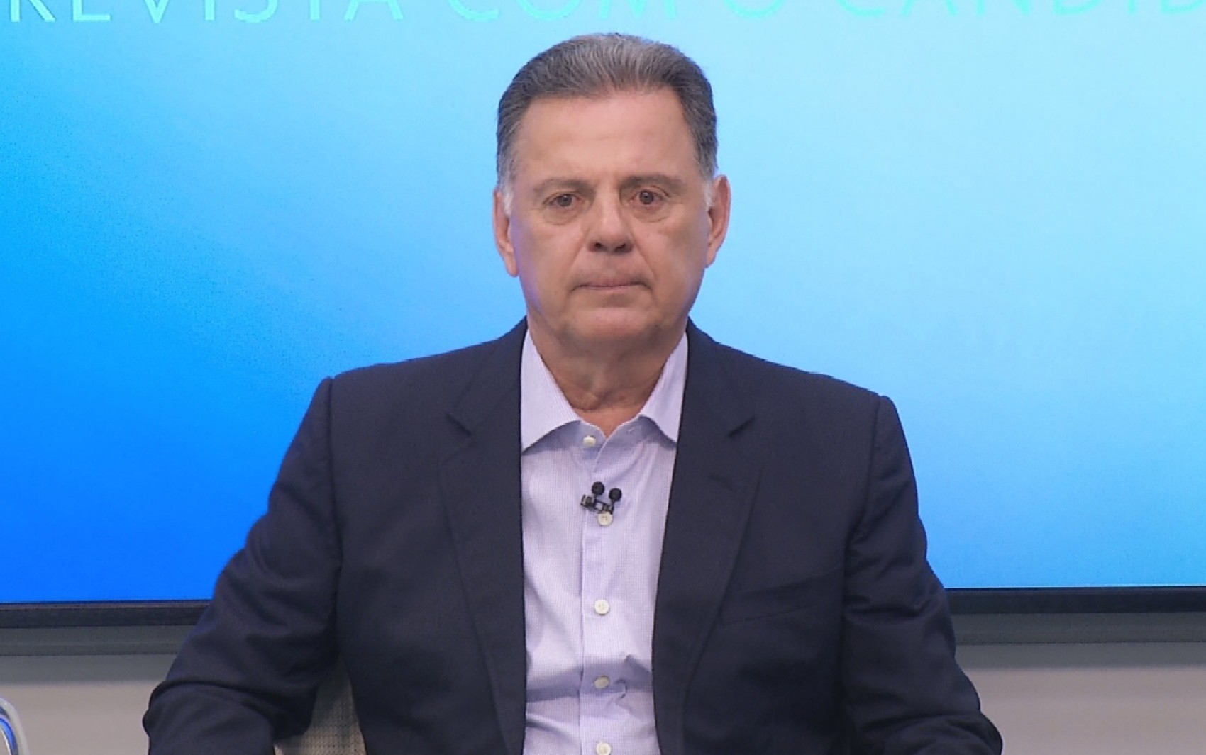 Marconi Perillo (PSDB), candidato ao governo, é entrevistado ao vivo no Jornal Anhanguera 1ª Edição