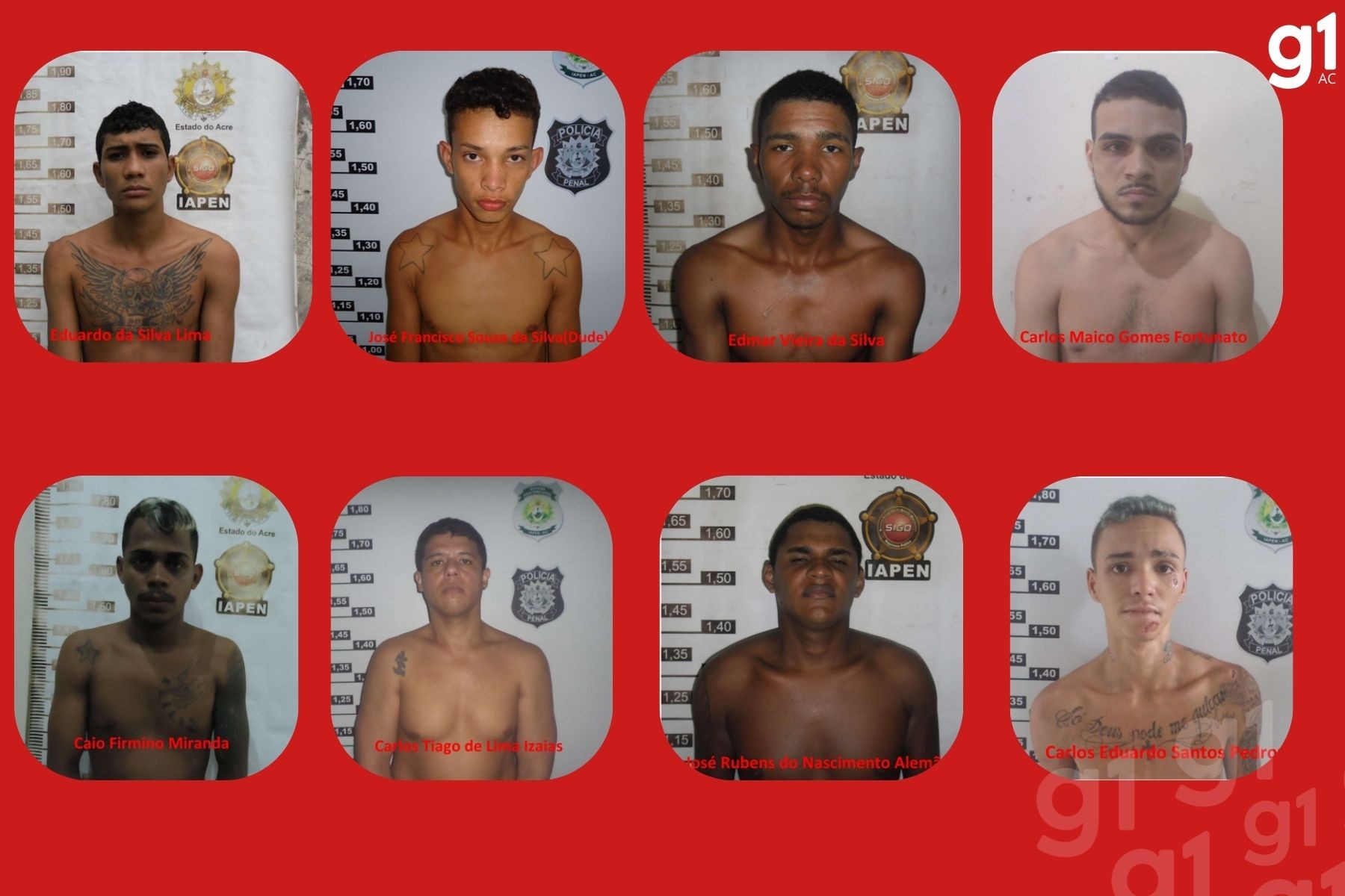 Presos que escaparam por buraco de cela de presídio no AC seguem foragidos após mais de uma semana 