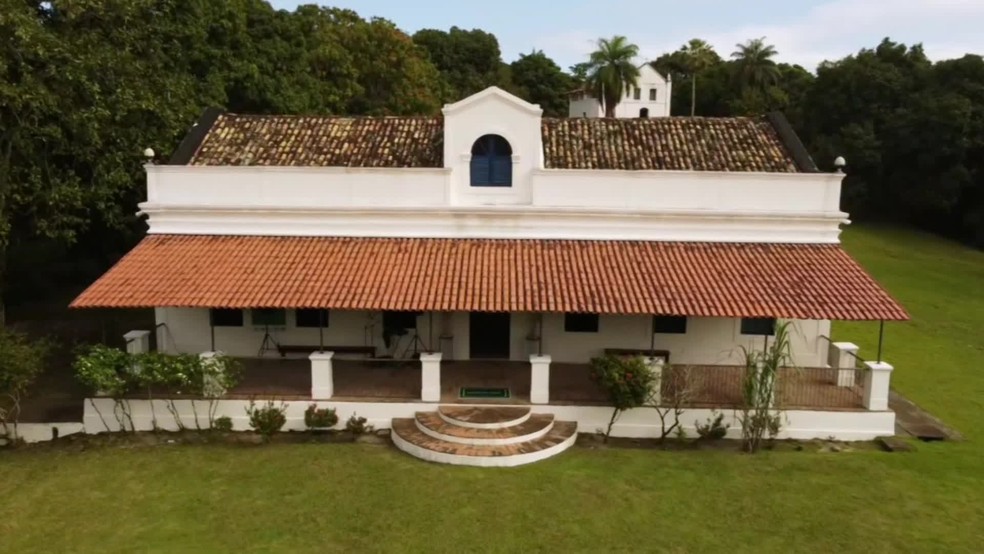 Museu Casa grande do Engenho Massangana, localizado no Cabo de Santo Agostinho, no Grande Recife — Foto: Reprodução/TV Globo