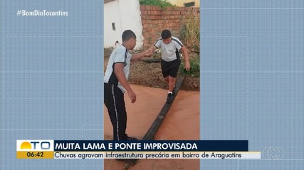 Chuva forte deixa ruas alagadas em Araguaína