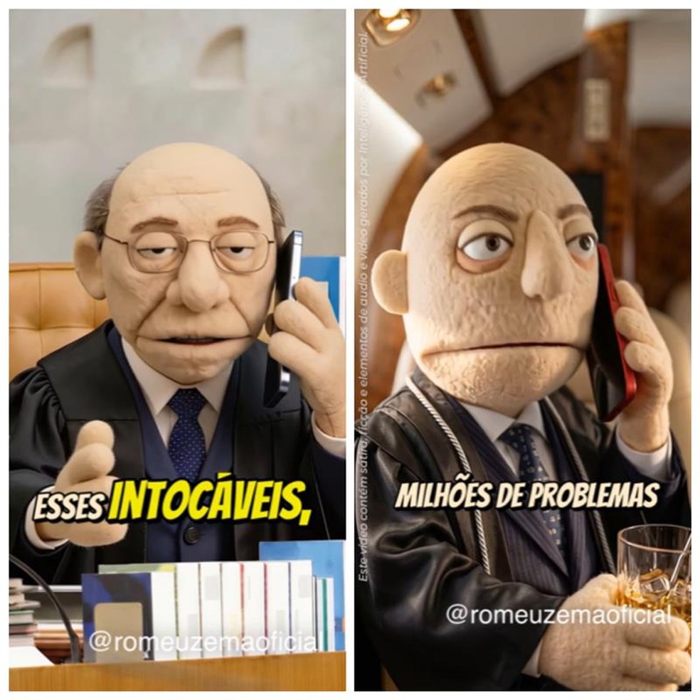 Zema critica Gilmar Mendes e Alexandre de Moraes — Foto: Reprodução/Redes Sociais