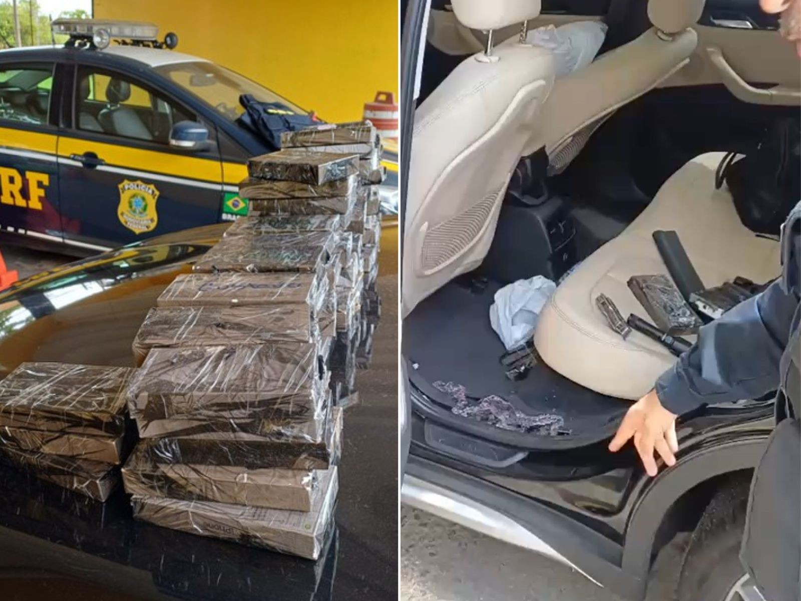 Homem é preso com carga de iPhone avaliada em R$ 780 mil escondida em carro no interior de SP; VÍDEO