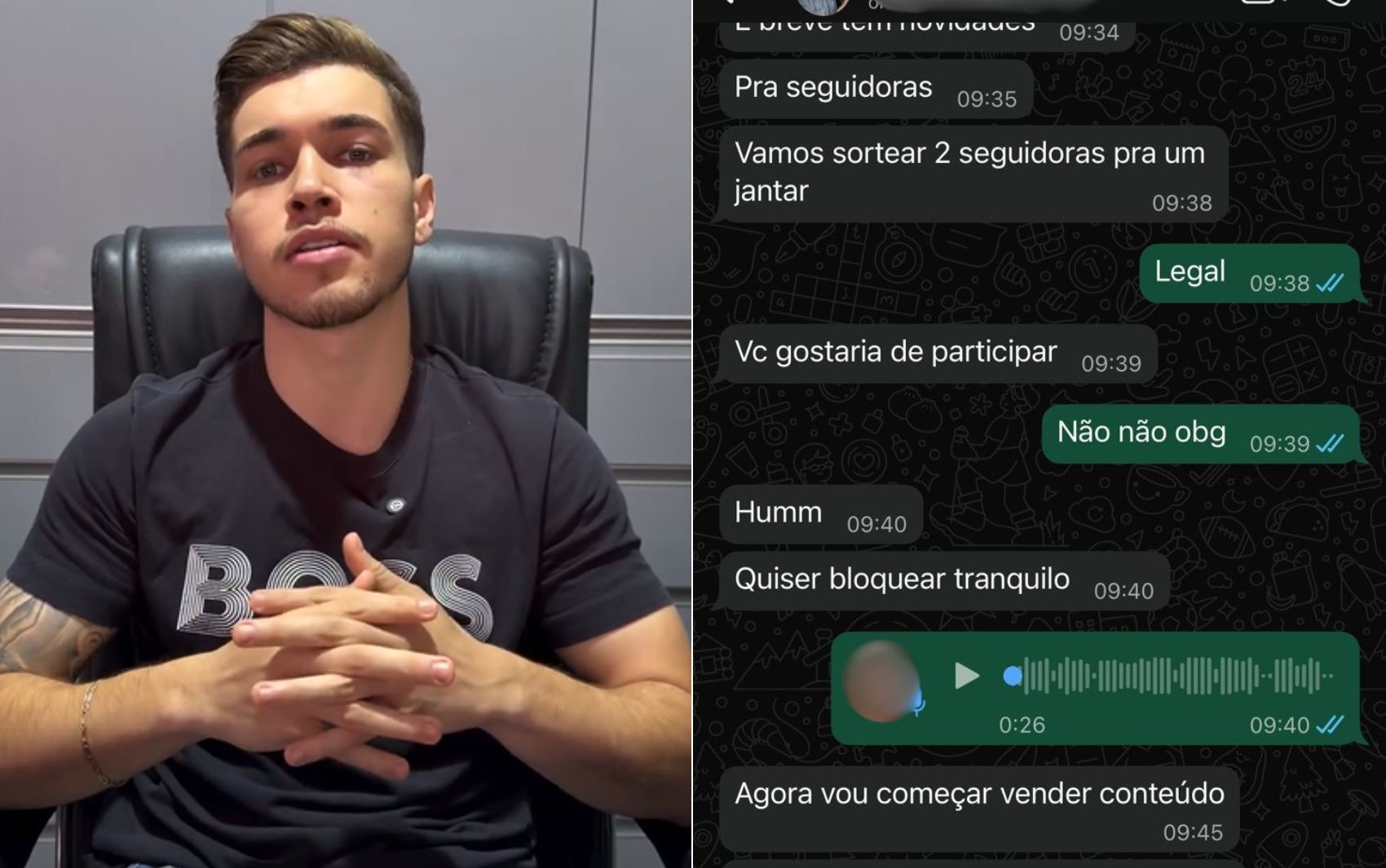 'Vendedor gato' de melancia que faz sucesso na internet denuncia que golpista está usando foto dele para aplicar golpes do falso encontro romântico