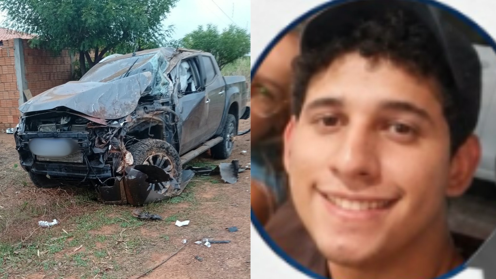 Jovem morre após perder controle de carro e capotar no Piauí