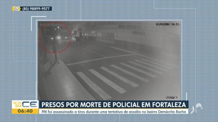 Suspeitos são presos por morte de policial militar em Fortaleza