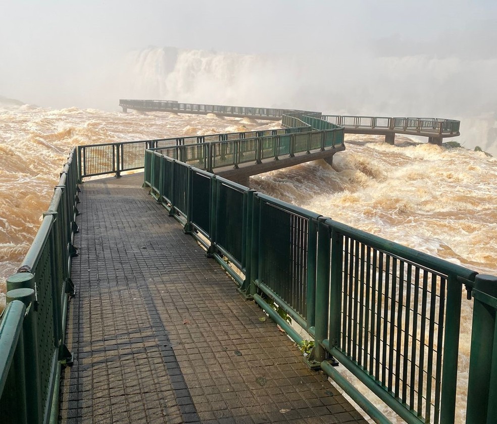 Passarela nas Cataratas do Iguaçu