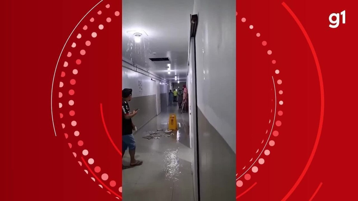 VÍDEO: Chuva invade Hospital de Retaguarda e alaga leito em Porto Velho