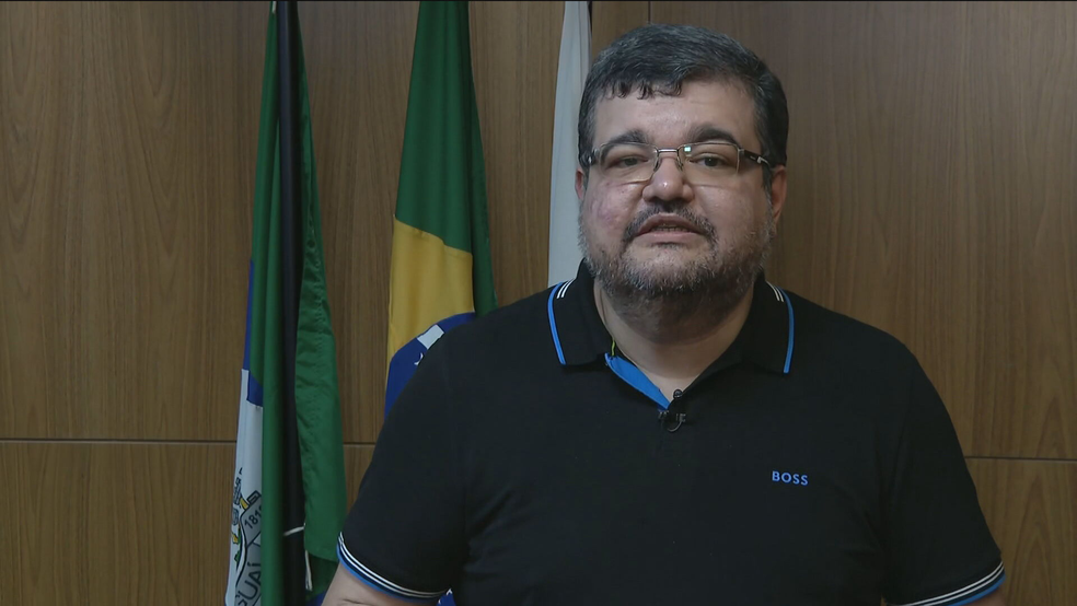 Dr. Rubão toma posse — Foto: Reprodução/TV Globo