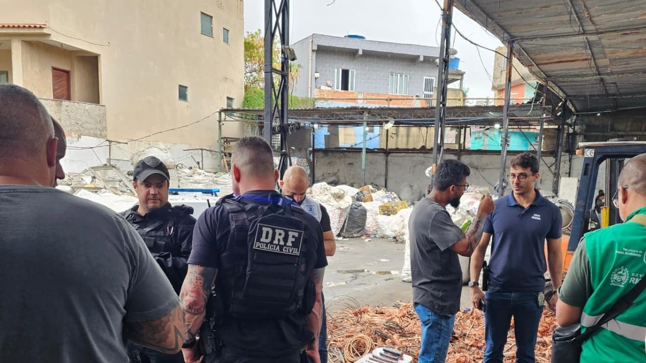 Polícia recupera 10 toneladas de cabos furtados e prende maior receptador de cobre da Baixada