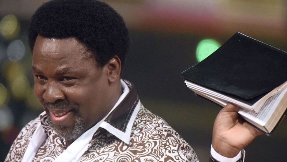 Fundador da Igreja Sinagoga de Todas as Nações, TB Joshua é acusado de cometer tortura e abusos sexuais em massa por quase 20 anos — Foto: AFP