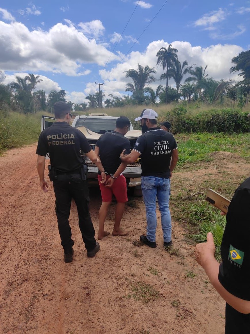 Polícia prende suspeito de matar indígena em Grajaú — Foto: Reprodução/Redes Sociais