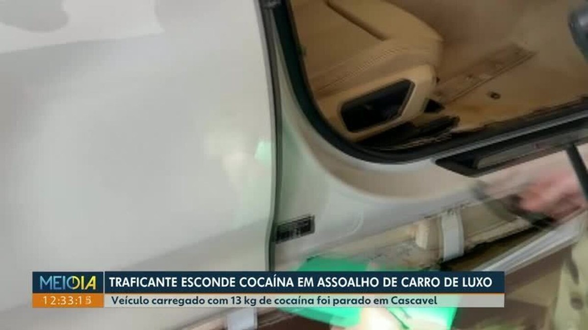 PRF encontra 13 kg de cocaína escondidos em BMW