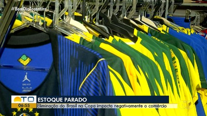 Eliminação do Brasil na Copa impacta negativamente o comércio