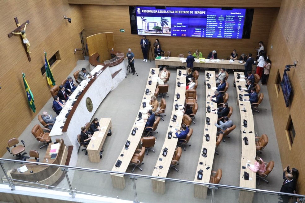 Sessão plenária da Assembleia Legislativa de Sergipe (Alese) — Foto: Arthur D’Ávila/Agência de Notícias Alese