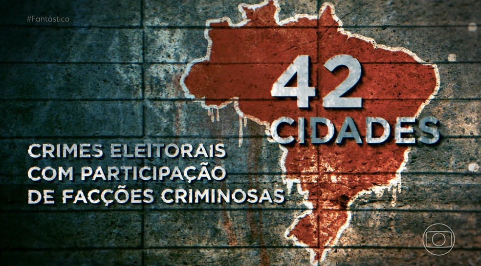 Faces criminosas tentaram, nas eleies de 2024, interferir na campanha em pelo menos 42 cidades, aponta relatrio sigiloso da PF.  Foto: Reproduo/TV Globo