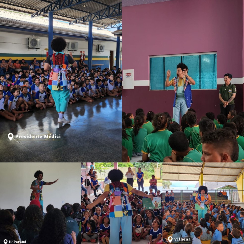 Espetáculo já foi apresentado no estado de Rondônia, durante o mês de março — Foto: Arquivo pessoal