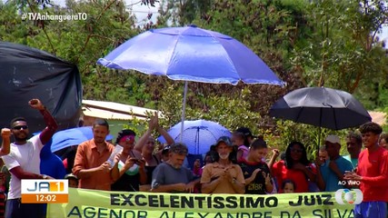 Moradores do Setor Água Fria protestam contra desapropriação em Palmas