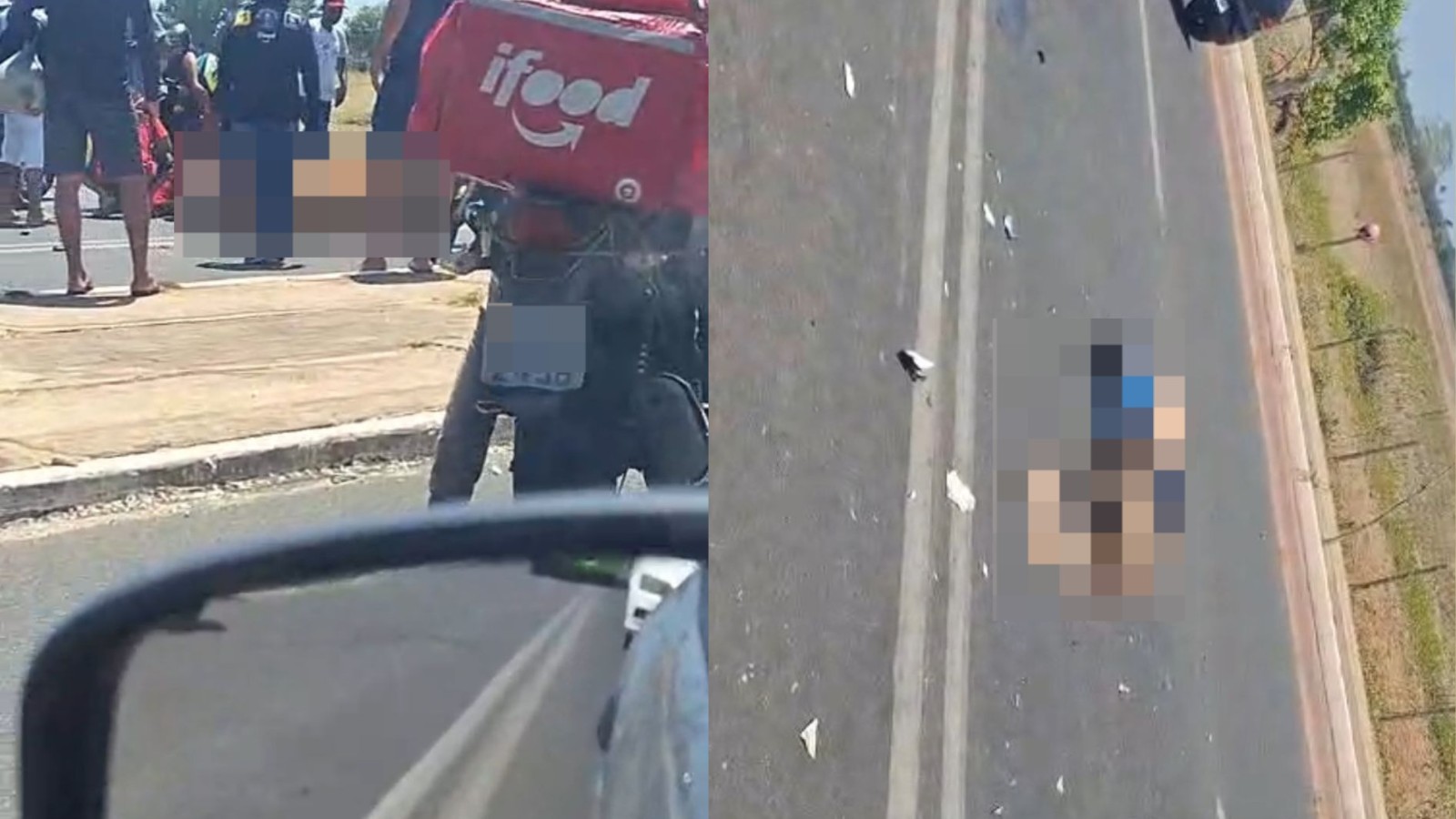 Motociclista morre ao colidir com vaca em Teresina; moradores saquearam carne do animal