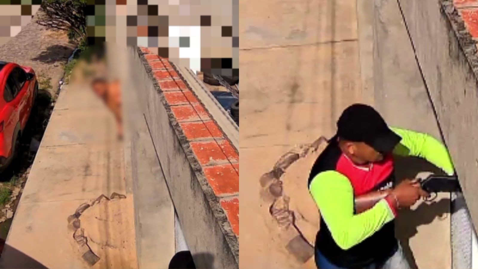 Suspeito de tentar invadir casa de PM é preso com espingarda em Teresina; vídeo registra ação