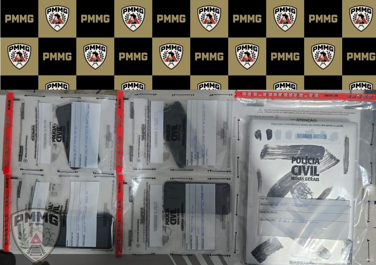 Roubo à residência termina em acidente, troca de tiros e perseguição policial em MG