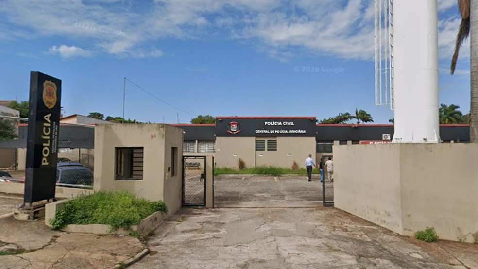 Caso foi encaminhado para a Central de Polícia Judiária de Jaú (SP) — Foto: Google Street View/Reprodução