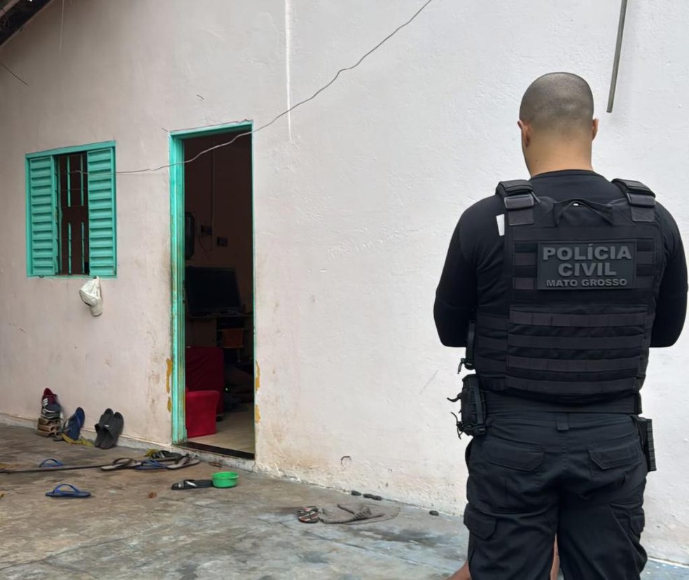 A ação ocorreu na manhã desta quinta-feira (30), durante a Operação Rota 64. — Foto: Polícia Civil de Mato Grosso