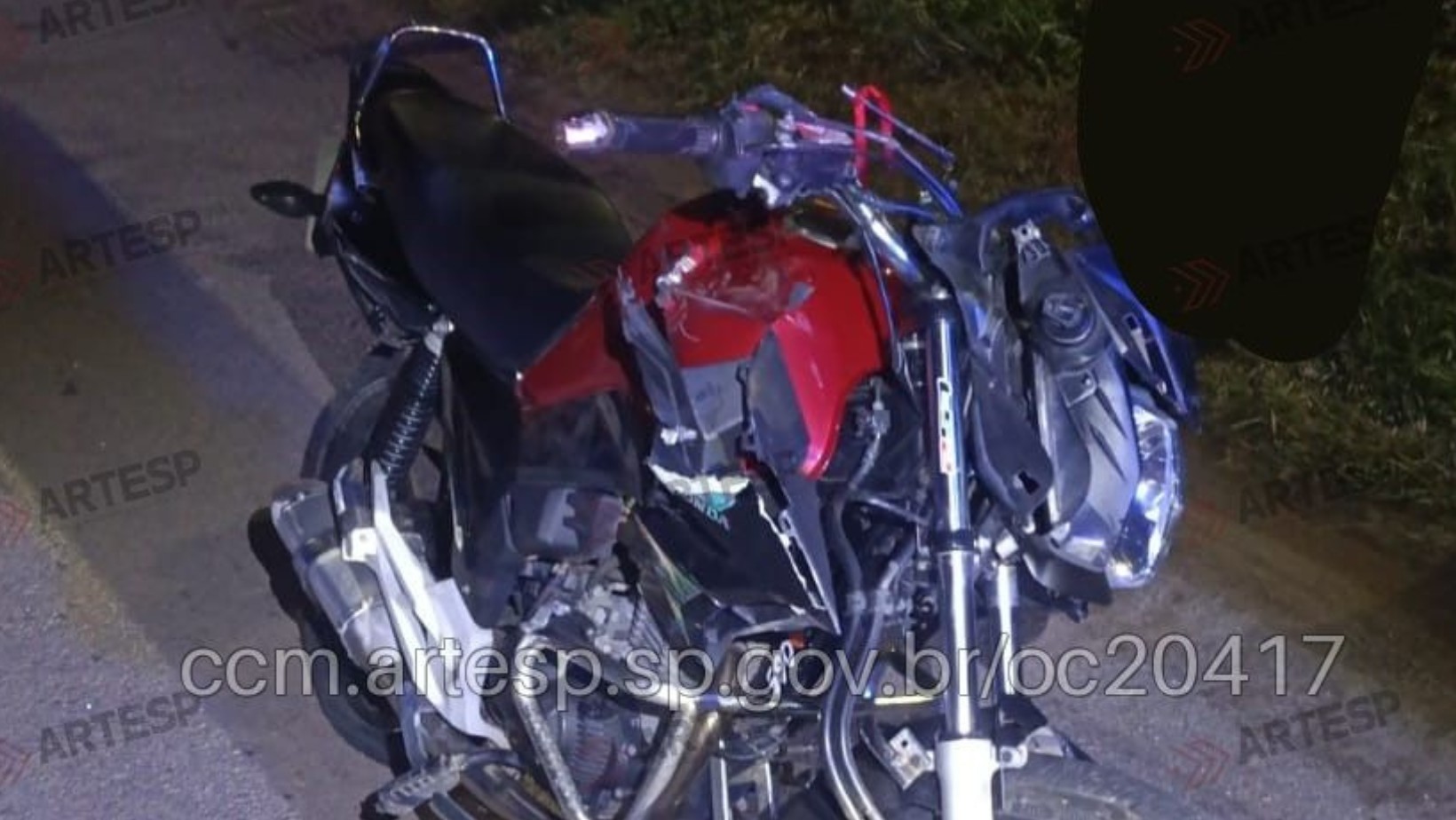 Motociclista de 23 anos morre após bater em barreira de obra na rodovia Dom Pedro I, em Bom Jesus dos Perdões