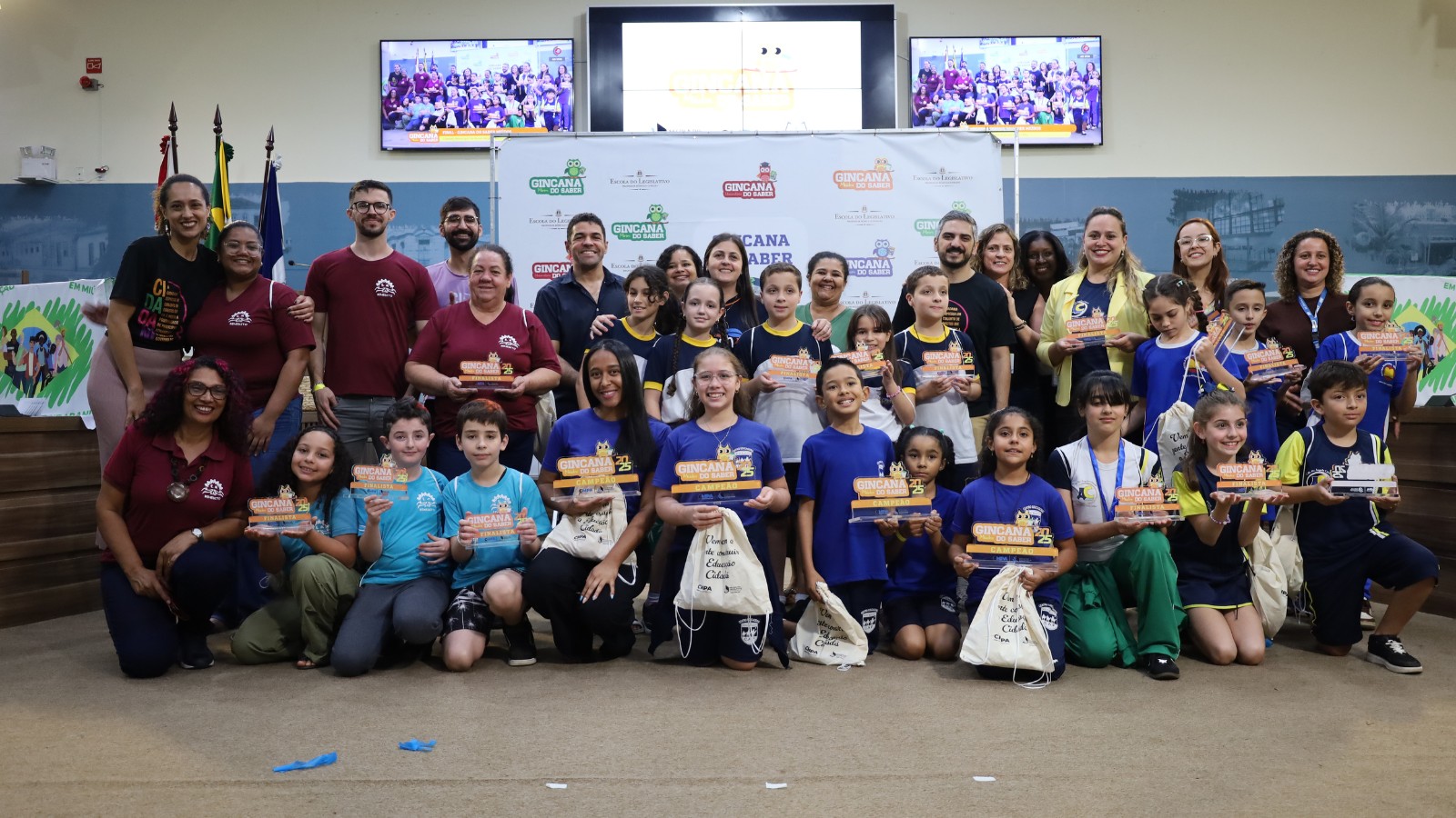 Conheça os vencedores das edições de 2025 das Gincanas do Saber