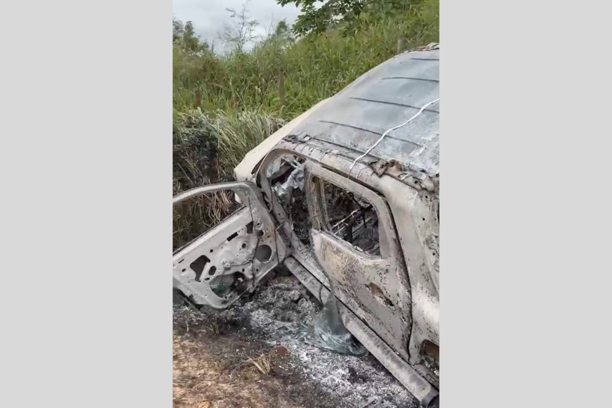 Idoso é encontrado ferido e desorientado próximo a veículo incendiado em Santo Antônio de Pádua