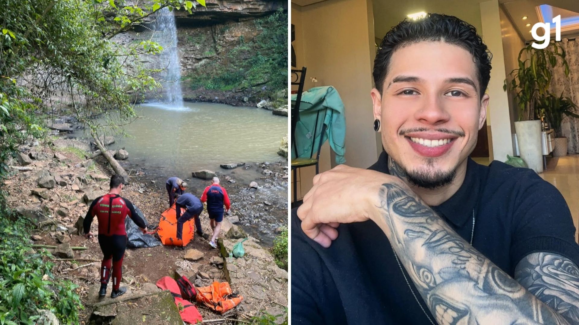Jovem que morreu enquanto tirava selfie em cachoeira no RS tinha 24 anos e nasceu no Amapá